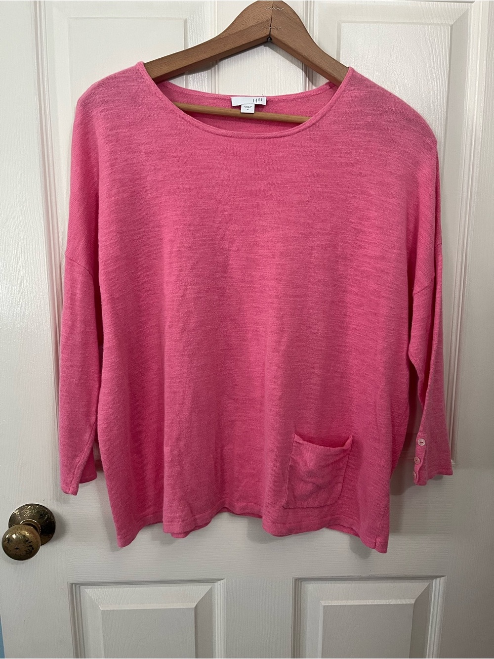 J Jill linen cotton blend sweater